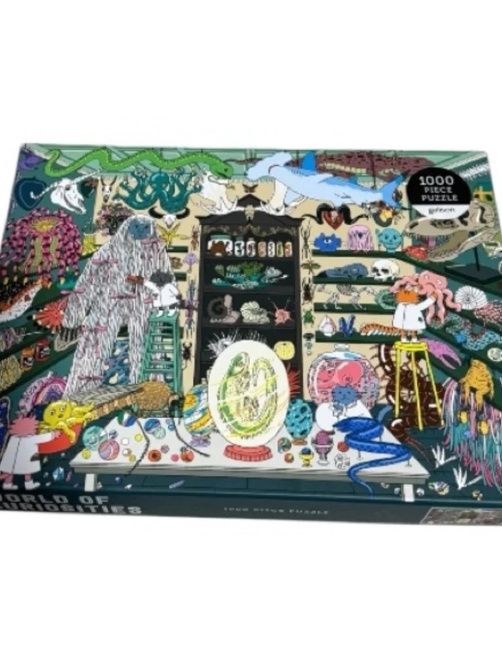 World of Curiosities 1000 Piece Cryptozoology Animals Puzzle